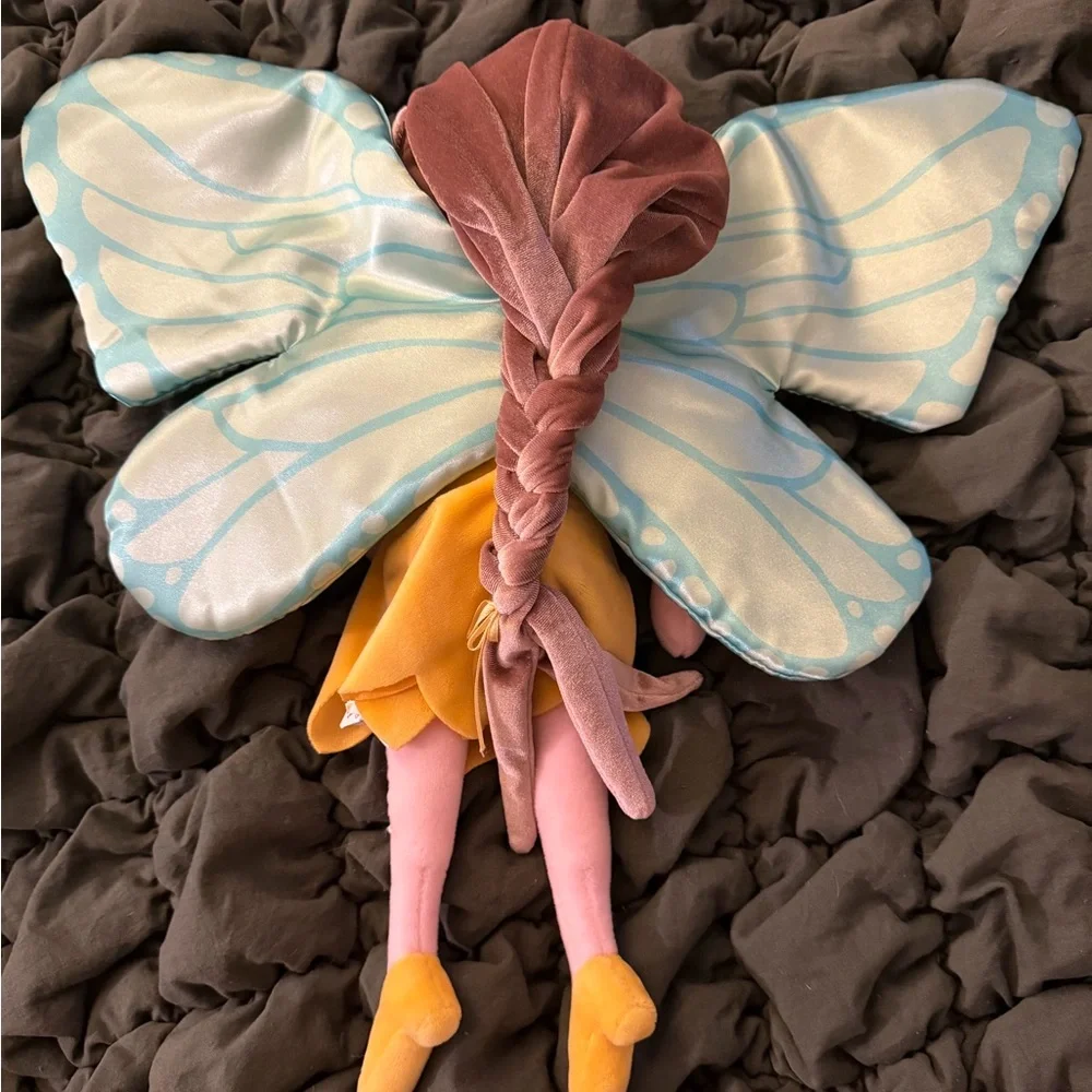 Tiny Dreamer Yellow/Blue Princess Butterfly‎ Fairy Stuffed Toy 18in